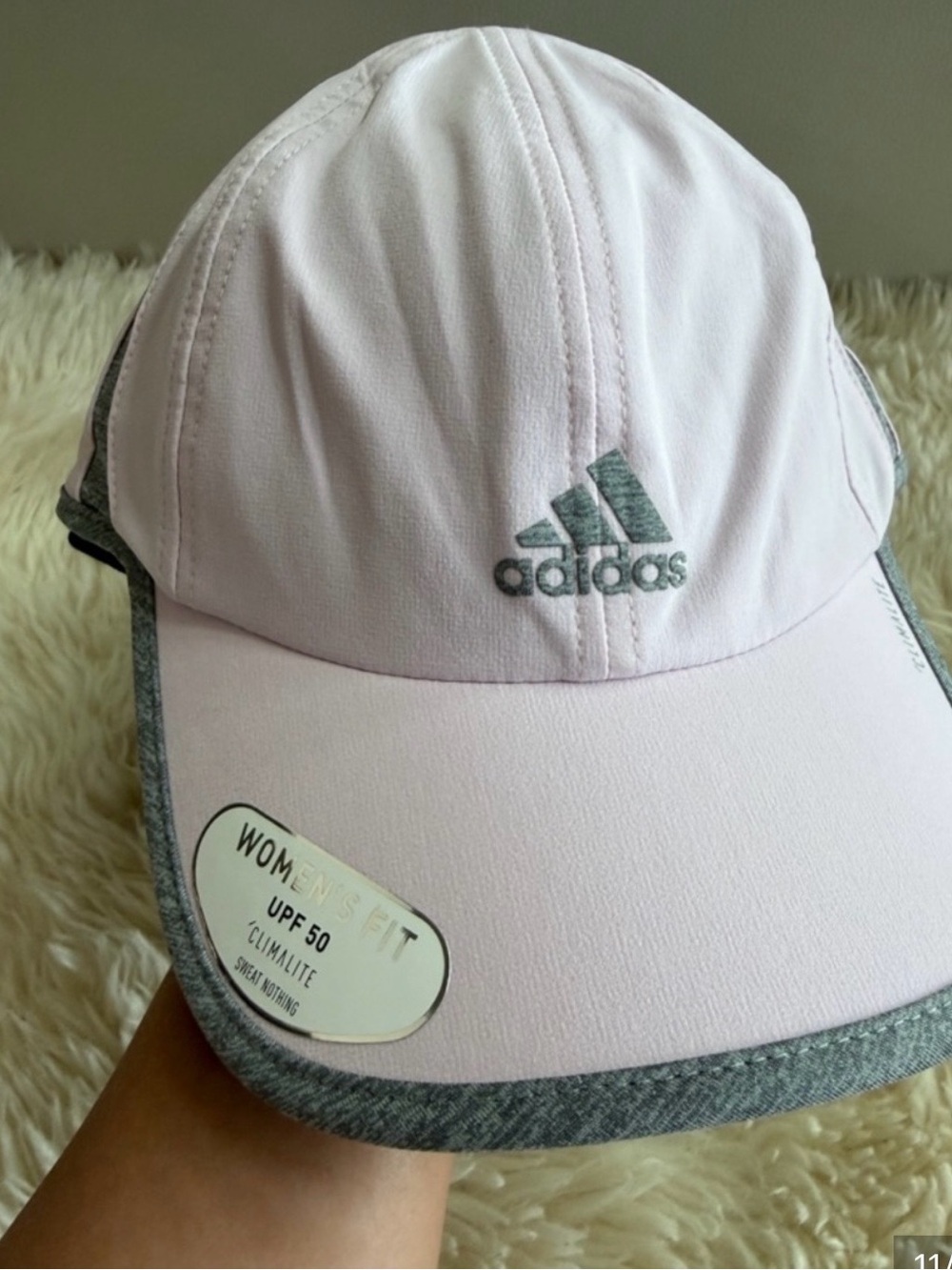 Addidas women’s superlite cap in aero pink